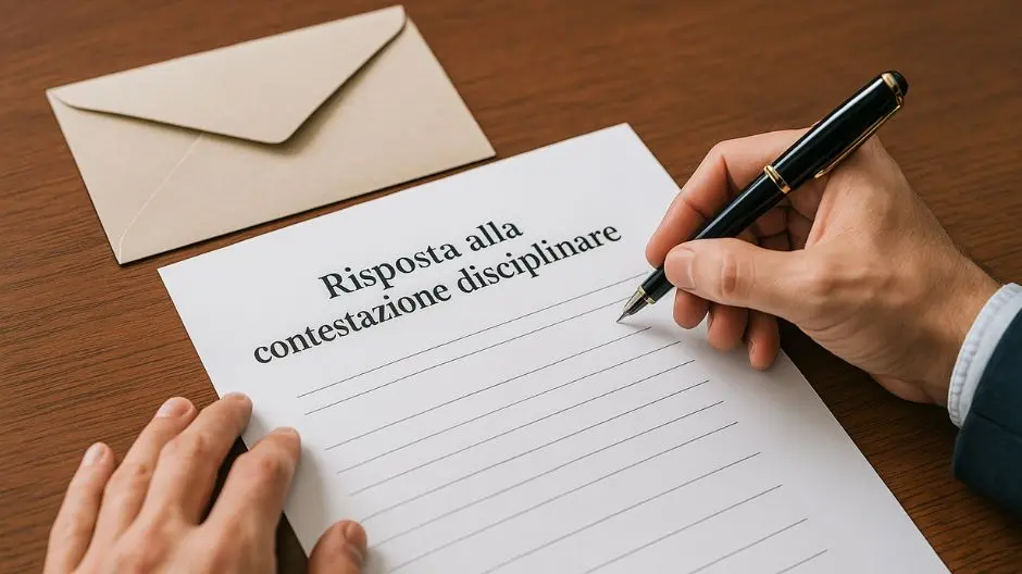 Risposta a contestazione disciplinare
