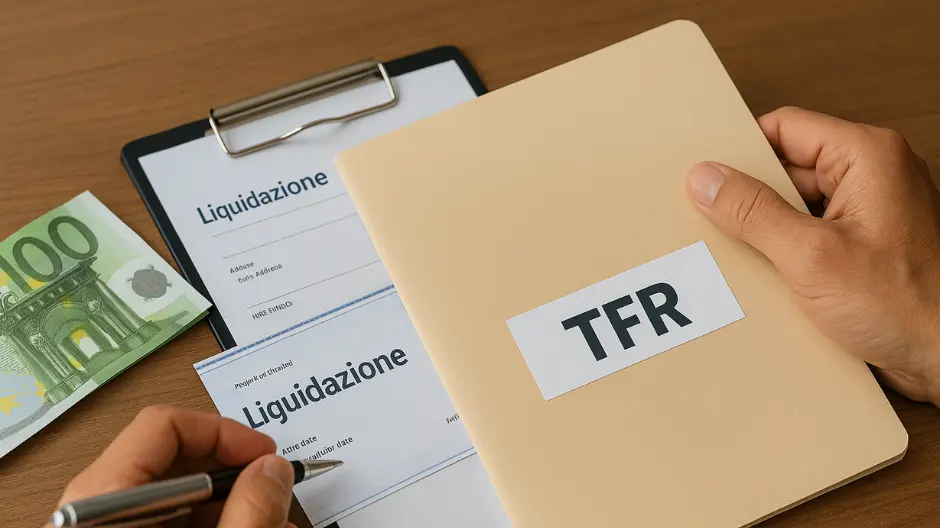 Liquidazione e tfr, assegno